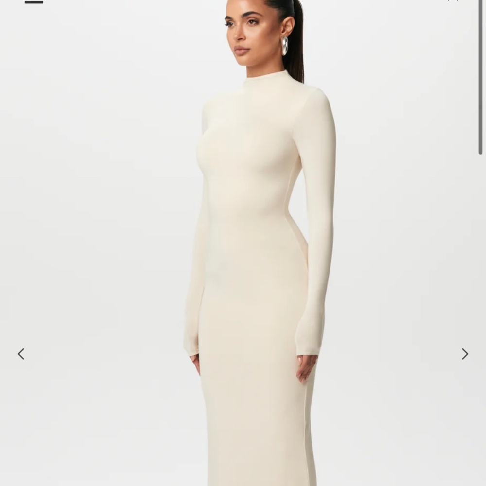 Cream Maxi Dress